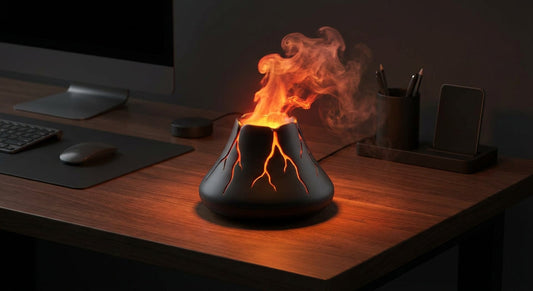 Humidificateur d’Air Effet Volcan - Ambiance Zen & Design 🌋 N&M