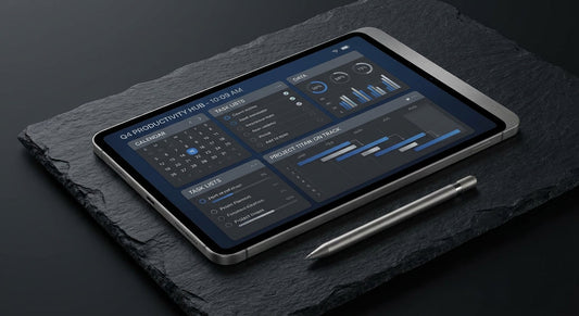 Planner Digital Minimaliste - Organisation & Productivité ✍️ N&M Digital
