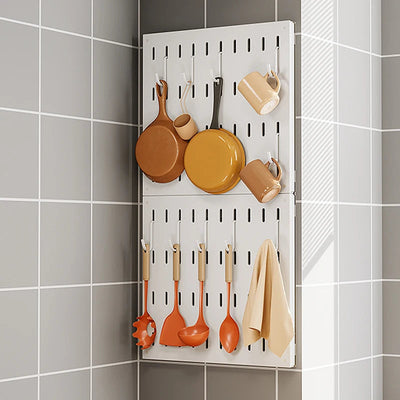 Accessoires pour la maison Suspendu en acier inoxydable Cuisine Organisateur de légumes Ensemble de rangement Armoires Paniers Étagère Conteneurs Porte-vaisselle N&M