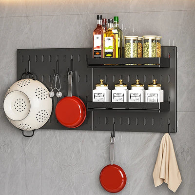 Accessoires pour la maison Suspendu en acier inoxydable Cuisine Organisateur de légumes Ensemble de rangement Armoires Paniers Étagère Conteneurs Porte-vaisselle N&M