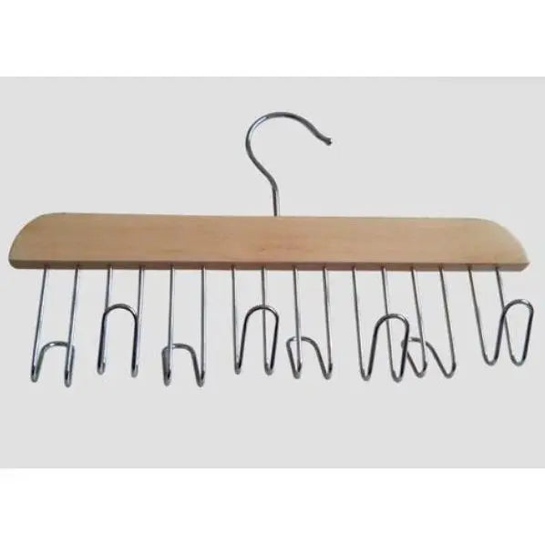 Wooden hanger with 8 hooks - Home accessories N&M