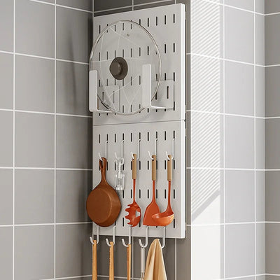 Accessoires pour la maison Suspendu en acier inoxydable Cuisine Organisateur de légumes Ensemble de rangement Armoires Paniers Étagère Conteneurs Porte-vaisselle N&M