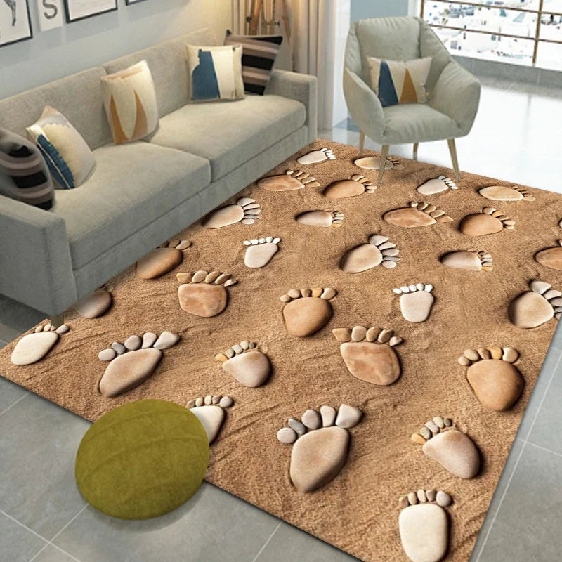 Grands tapis  géométriques en polyester modernes sur mesure Accessoires de maison simples N&M