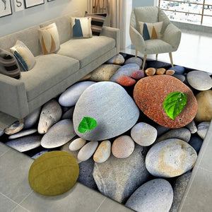 Grands tapis  géométriques en polyester modernes sur mesure Accessoires de maison simples N&M