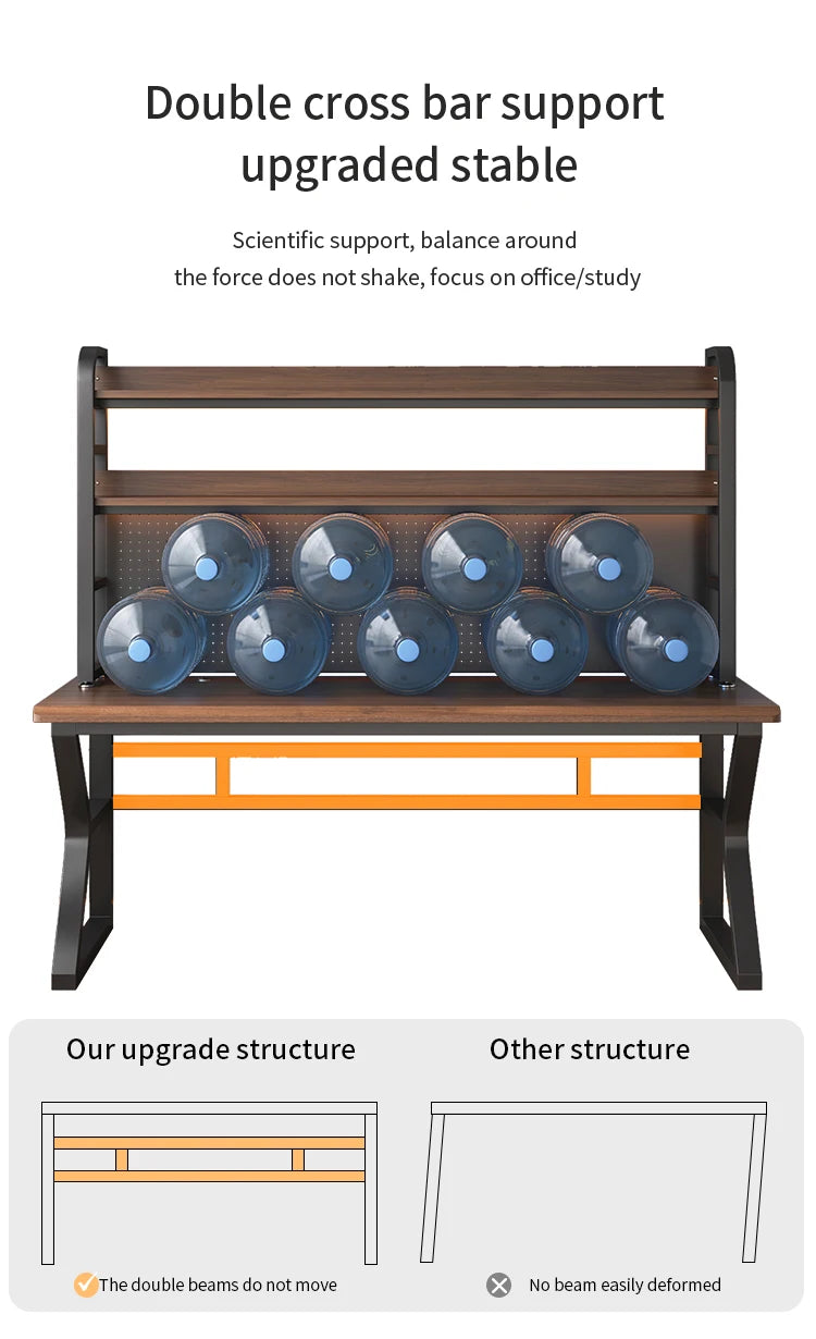 Bureau Gaming & Télétravail – Table d’Ordinateur Design Ergonomique pour Gamer & Bureau N&M