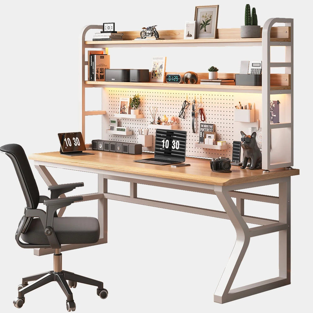 Bureau Gaming & Télétravail – Table d’Ordinateur Design Ergonomique pour Gamer & Bureau N&M