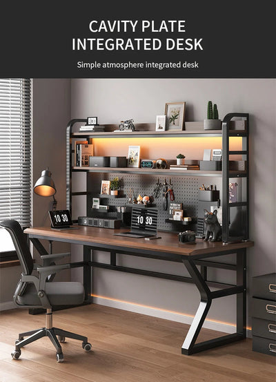 Bureau Gaming & Télétravail – Table d’Ordinateur Design Ergonomique pour Gamer & Bureau N&M