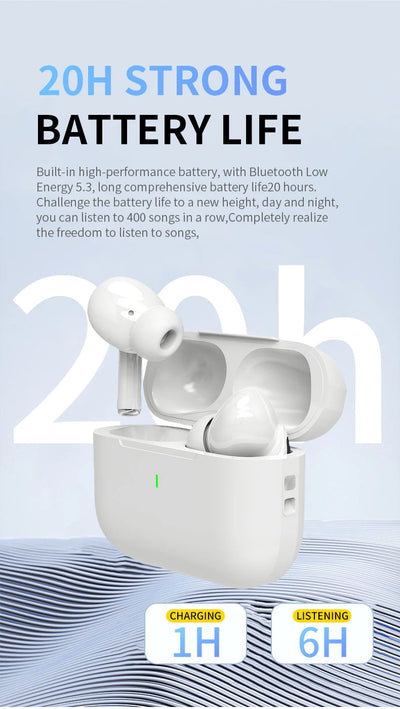 2025 Pro TWS Air Ear pods Écouteurs Buds 3 Écouteurs sans fil Écouteurs intra-auriculaires Pods Pro 2 pour Xiomi Fone 2 iphone android sumsung N&M