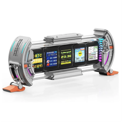 Décor de jeu Configuration de jeu Horloge numérique avec contrôle Smart APP, connexion WiFi, écran LED RVB, tableau de bord personnalisé, Pixel Art N&M