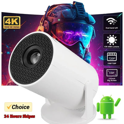 Projector  270° Adjustable LED 1080P Portable Movie Projector for Android Phone USB TV Stick Laptop N&M