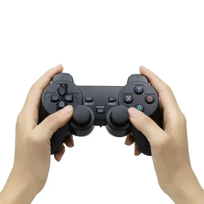 Ensemble de manettes de jeu sans fil 2.4G 2-Pack - Joystick USB Plug & Play pour PC/Android TV/Switch, poignée ergonomique N&M