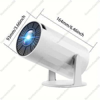 Portable Projector with WiFi and Bluetooth, Support 4K 1080p, Indoor/Outdoor Movie Projector with Video System N&M