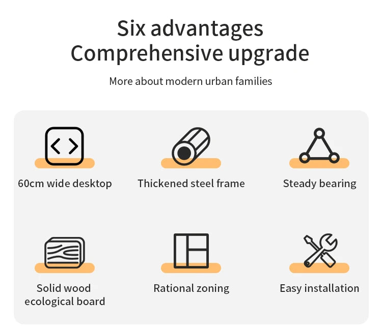 Bureau Gaming & Télétravail – Table d’Ordinateur Design Ergonomique pour Gamer & Bureau N&M