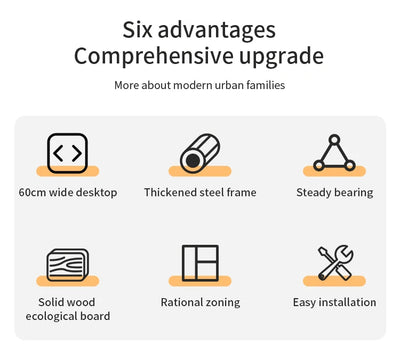 Bureau Gaming & Télétravail – Table d’Ordinateur Design Ergonomique pour Gamer & Bureau N&M