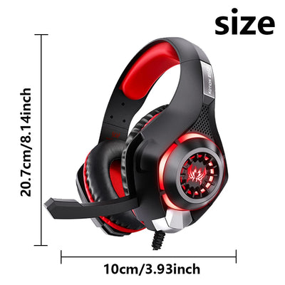 Casque de jeu GS400 avec microphone antibruit, basses fortes, son stéréo, casque de jeu filaire pour PS4, PS5, Xbox One, Sw N&M