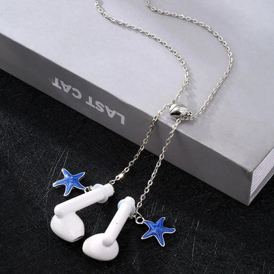 Écouteurs sans fil Lanière de cou suspendu Collier anti-perte Porte-chaîne en métal Sangle Cordon de cordon pour Airpods 1 2 3 pro N&M