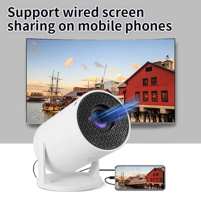 Projector  270° Adjustable LED 1080P Portable Movie Projector for Android Phone USB TV Stick Laptop N&M