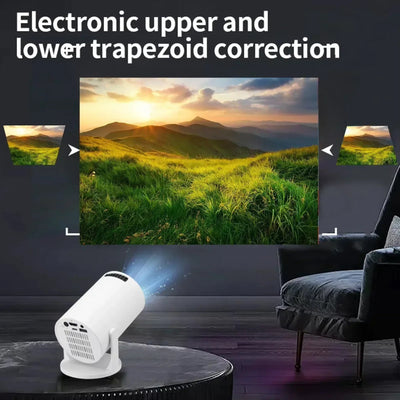 Projector  270° Adjustable LED 1080P Portable Movie Projector for Android Phone USB TV Stick Laptop N&M