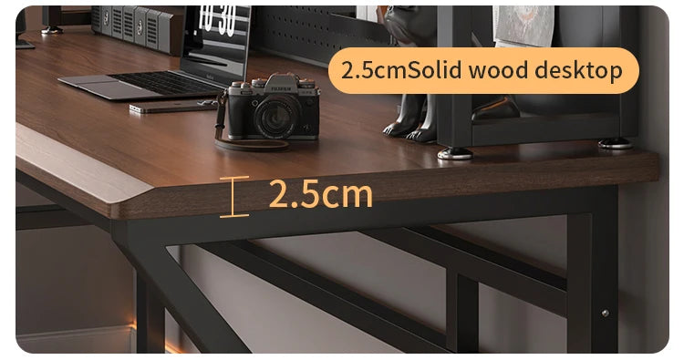 Bureau Gaming & Télétravail – Table d’Ordinateur Design Ergonomique pour Gamer & Bureau N&M