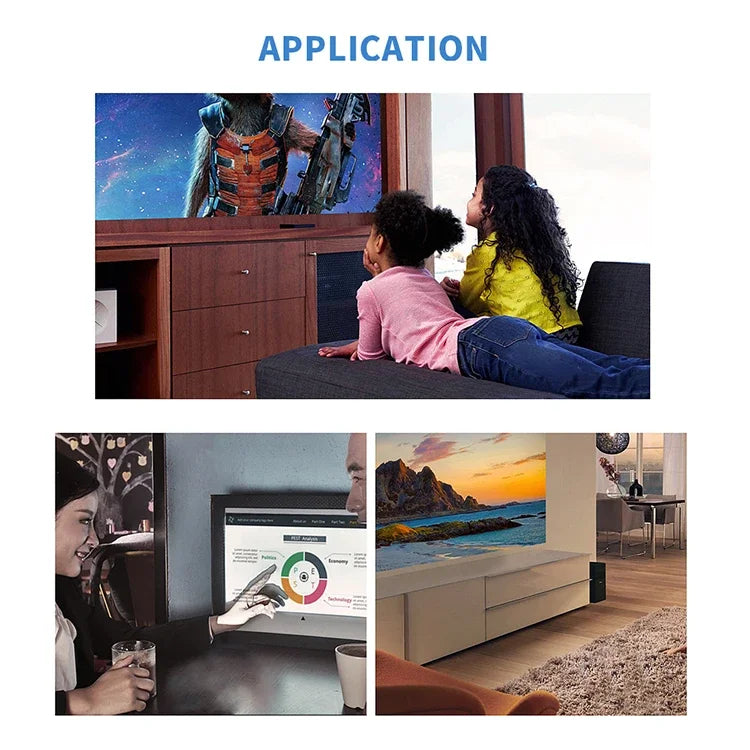 ProjectorT8 Android Mini Projector 4K 5G WiFi 2+16G 5800 Lumens 720P 1080P Full HD LCD LED Home Theater 3D Projector Portable Be N&M