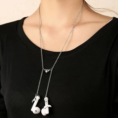 Écouteurs sans fil Lanière de cou suspendu Collier anti-perte Porte-chaîne en métal Sangle Cordon de cordon pour Airpods 1 2 3 pro N&M