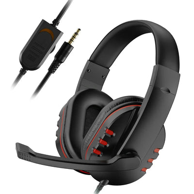 Casque de jeu Casque Gamer filaire de 3,5 mm avec microphone Contrôle du volume Casque Gamer pour Xbox PS4 PC N&M