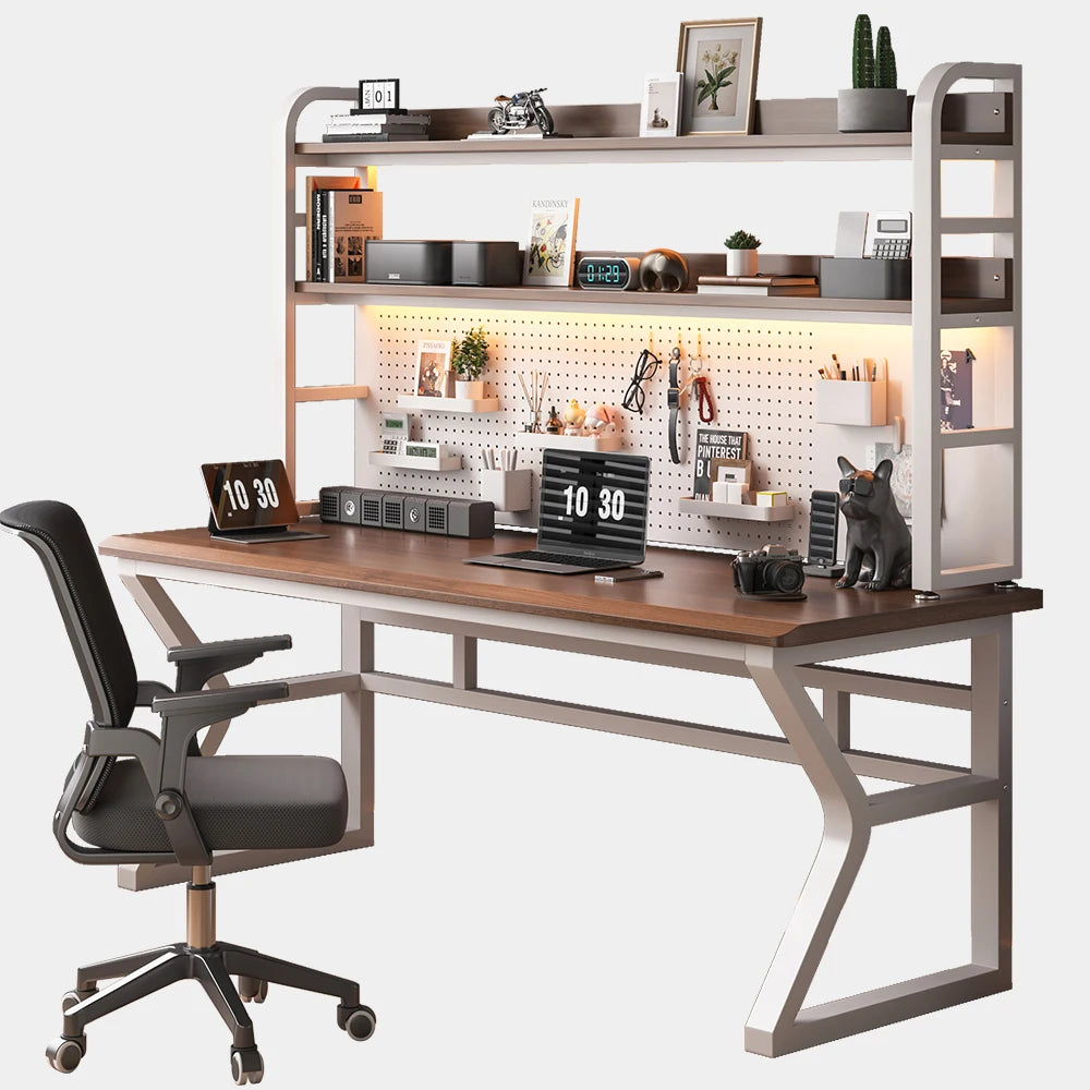 Bureau Gaming & Télétravail – Table d’Ordinateur Design Ergonomique pour Gamer & Bureau N&M
