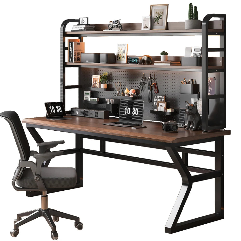 Bureau Gaming & Télétravail – Table d’Ordinateur Design Ergonomique pour Gamer & Bureau N&M