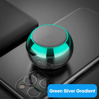 Haut-parleur Bluetooth sans fil Portable Petit pistolet en acier Métal Heavy Stereo Surround Subwoofer Extérieur Mini Bluetooth Petit Haut-parleur N&M