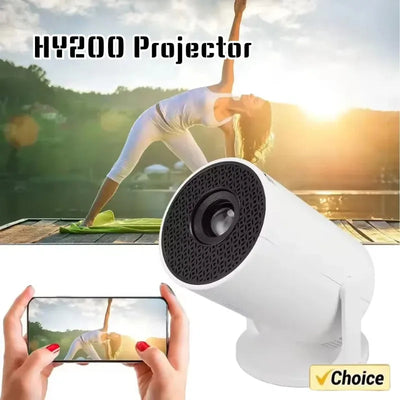 Projector  270° Adjustable LED 1080P Portable Movie Projector for Android Phone USB TV Stick Laptop N&M